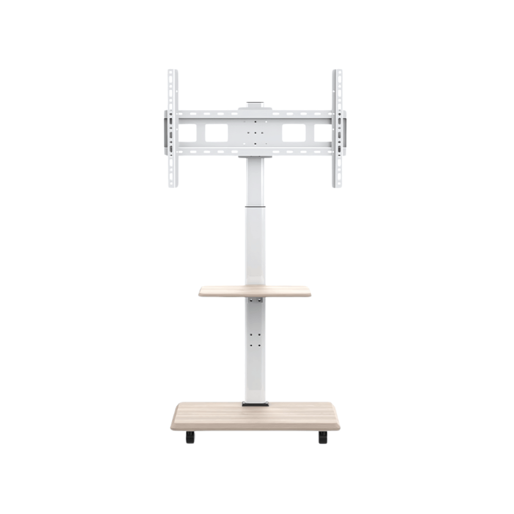 ขาตั้งทีวี MOKKOI HOME รุ่น KM-ZX1600B-WHITE สำหรับทีวีขนาด 32-65 นิ้ว ปรับหมุนจอได้ ดีไซน์มินิมอล